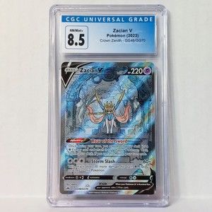 Zacian V GG48/GG70 Crown Zenith‎ CGC 8.5 NM/MINT Galarian Gallery Pokemon TCG